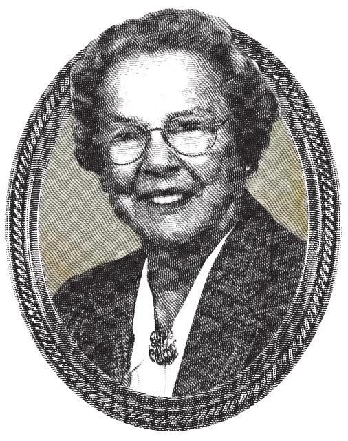 An etched image of Nan